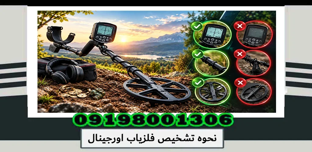نحوه تشخیص فلزیاب اورجینال